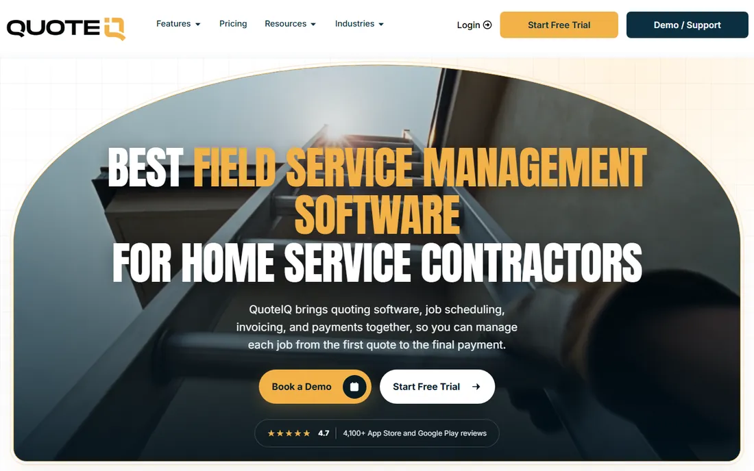 QuoteIQ homepage