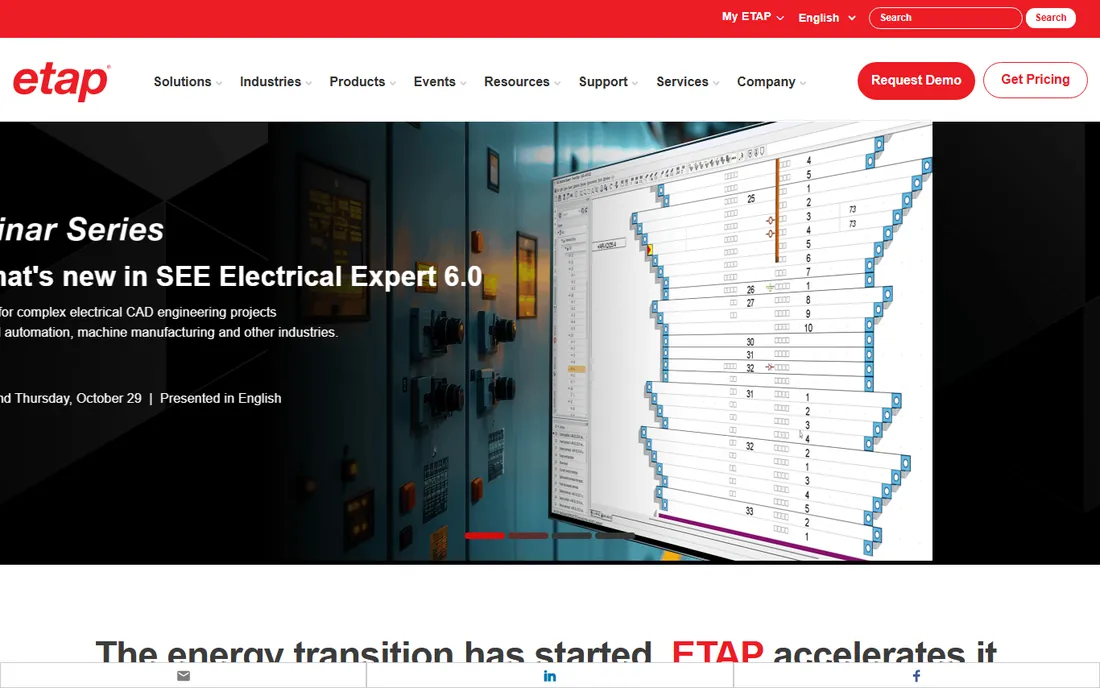 ETAP homepage