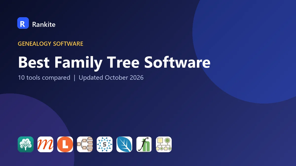 Best Family Tree Software in 2026: 10 Tools Compared