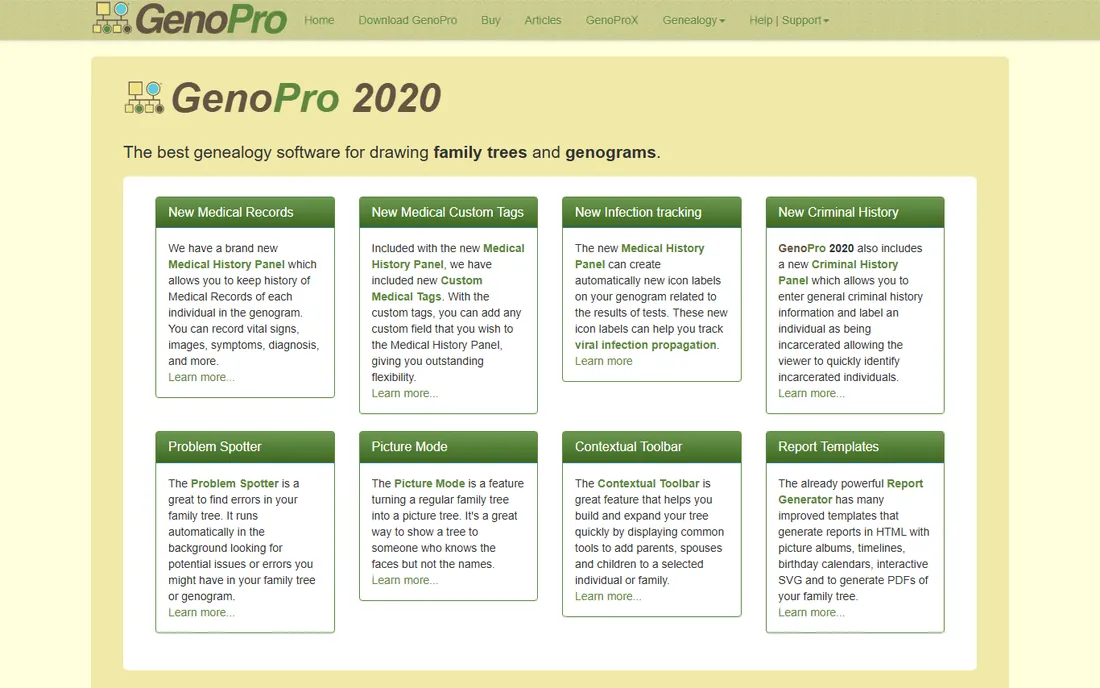 GenoPro homepage