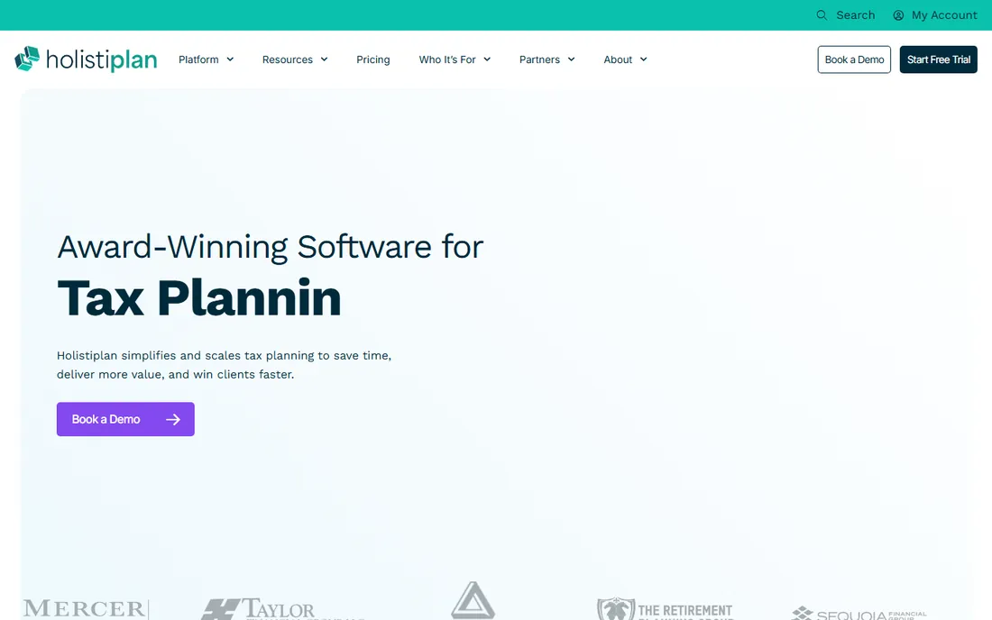 Holistiplan homepage
