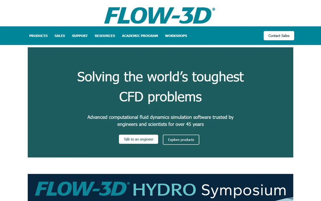 FLOW-3D homepage