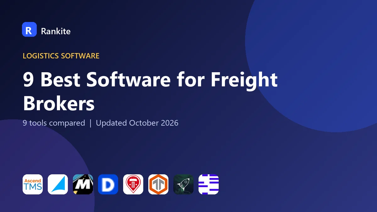 9 Best Software for Freight Brokers (2026)