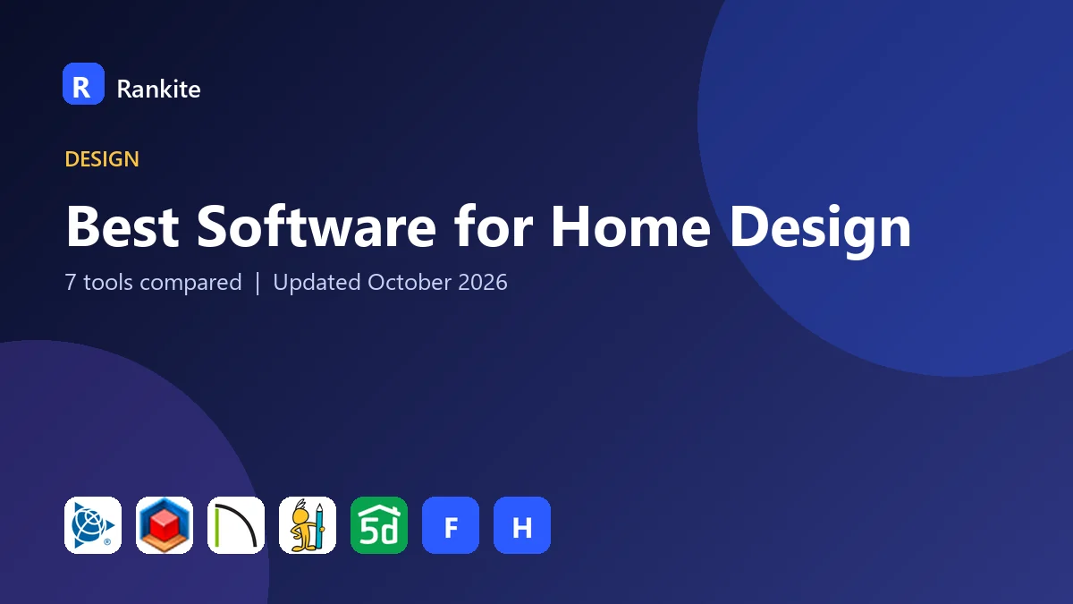 Best Software for Home Design in 2026: 7 Tools Compared