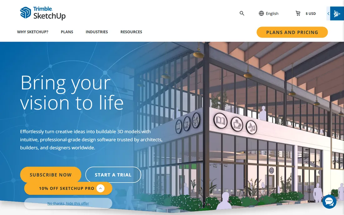 SketchUp homepage