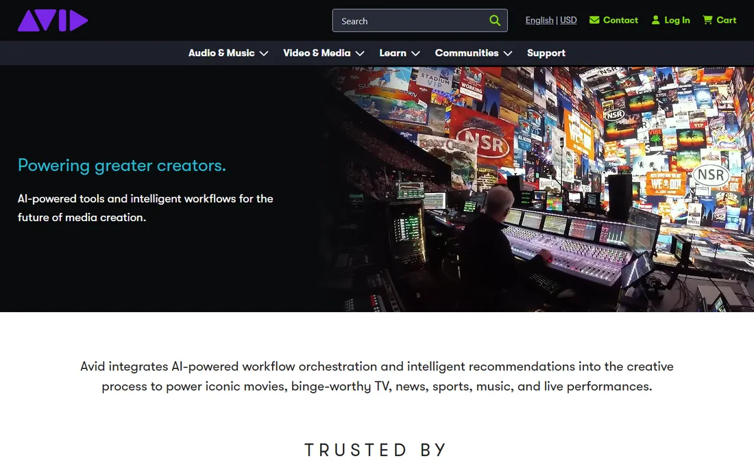 Pro Tools homepage