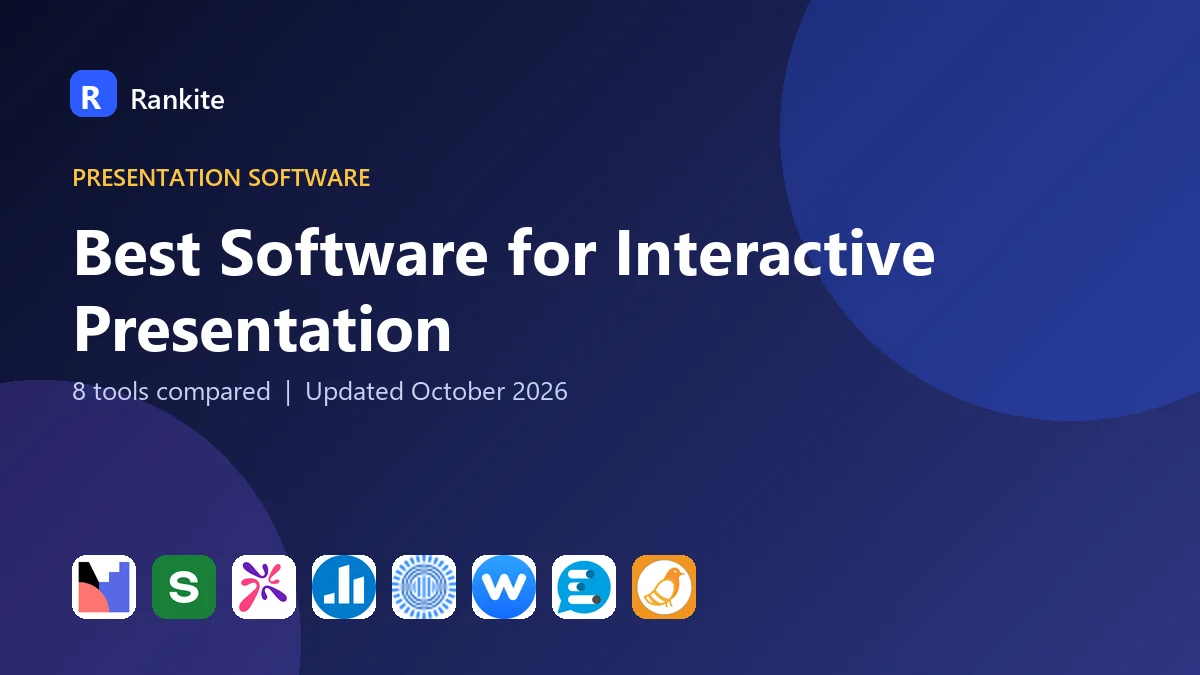 Best Software for Interactive Presentation: 8 Tools Compared
