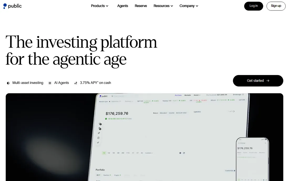 Public homepage