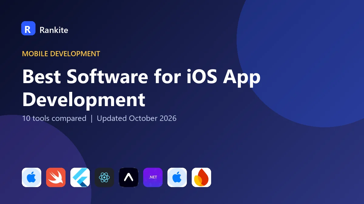 Best Software for iOS App Development in 2026: 10 Tools Compared
