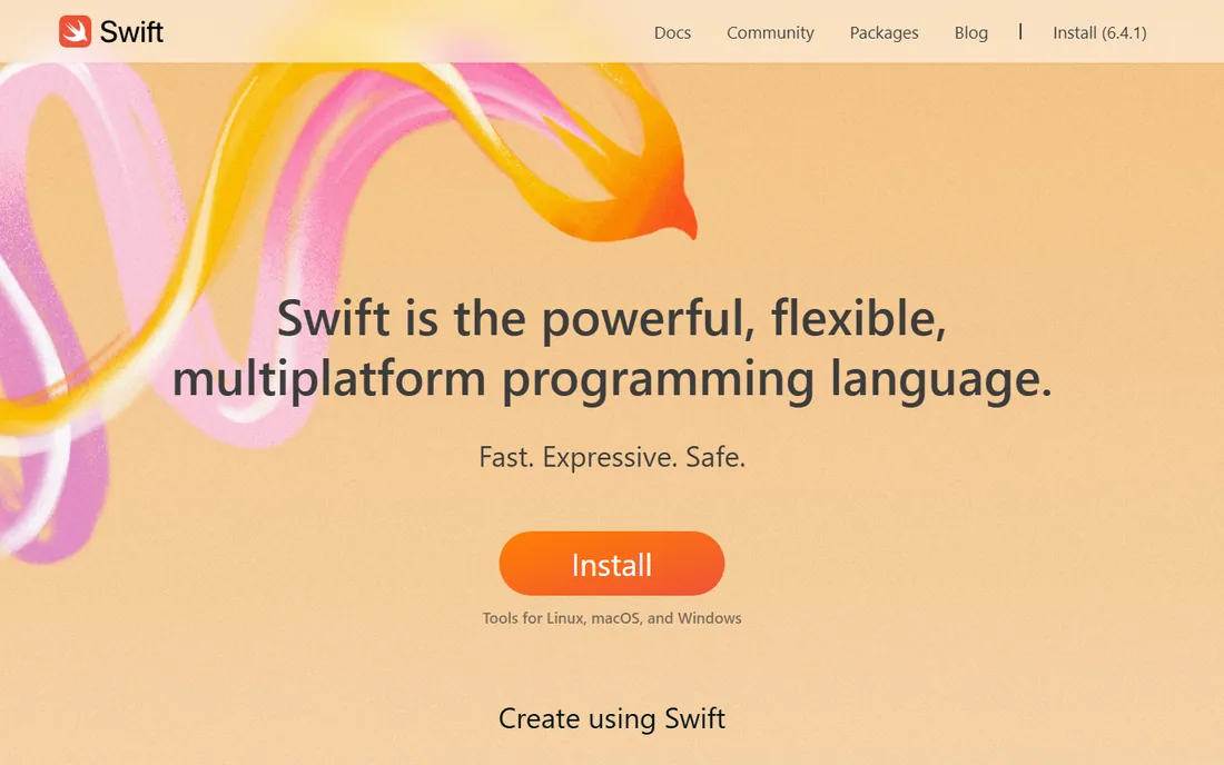 Swift homepage