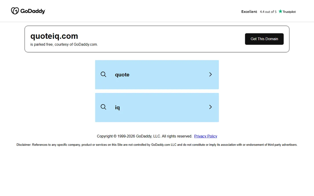 QuoteIQ homepage