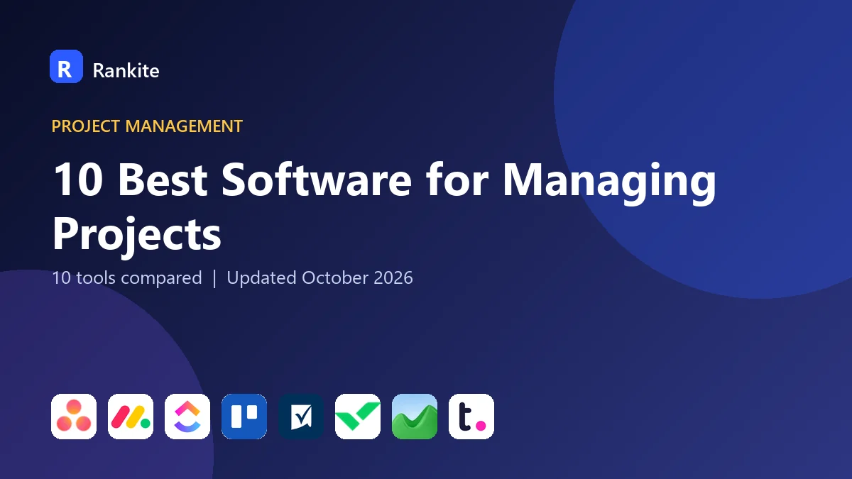 10 Best Software for Managing Projects in 2026