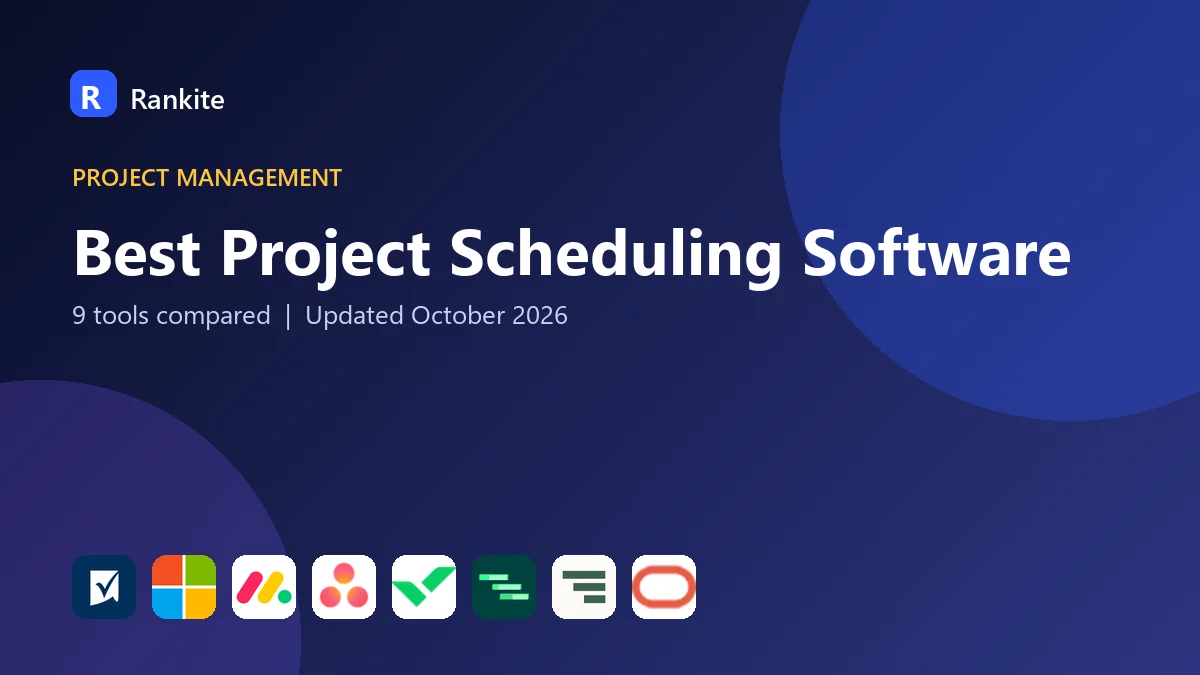 Best Project Scheduling Software in 2026: 9 Tools Compared