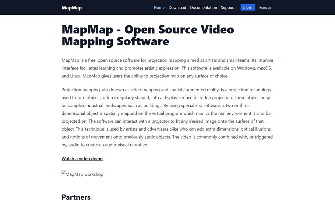 MapMap homepage