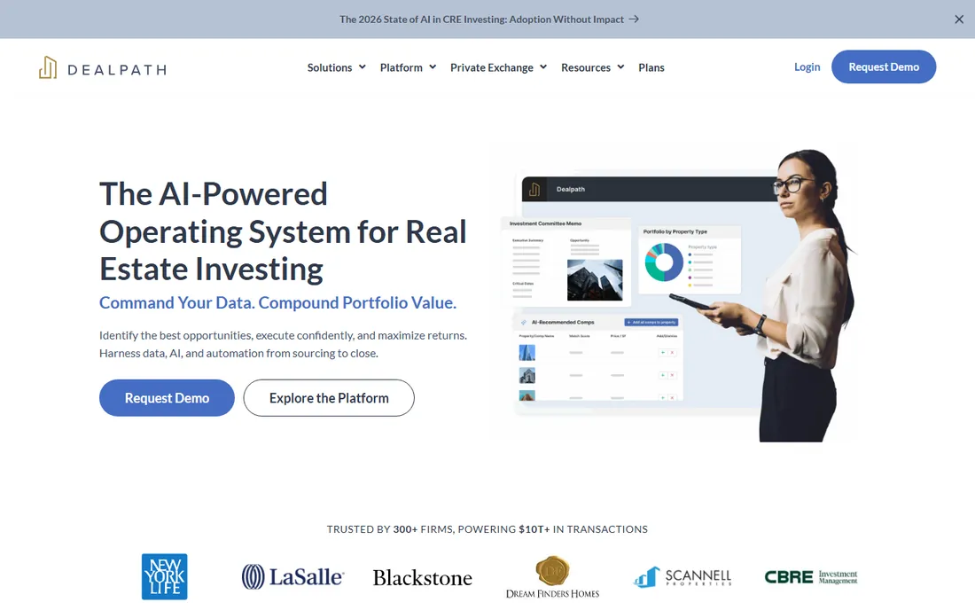 Dealpath homepage