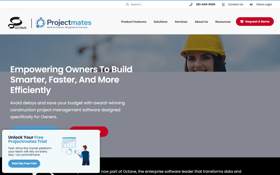 Projectmates homepage