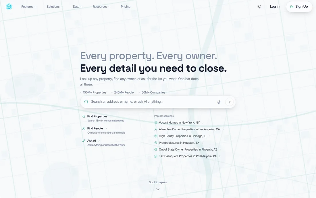 DealMachine homepage