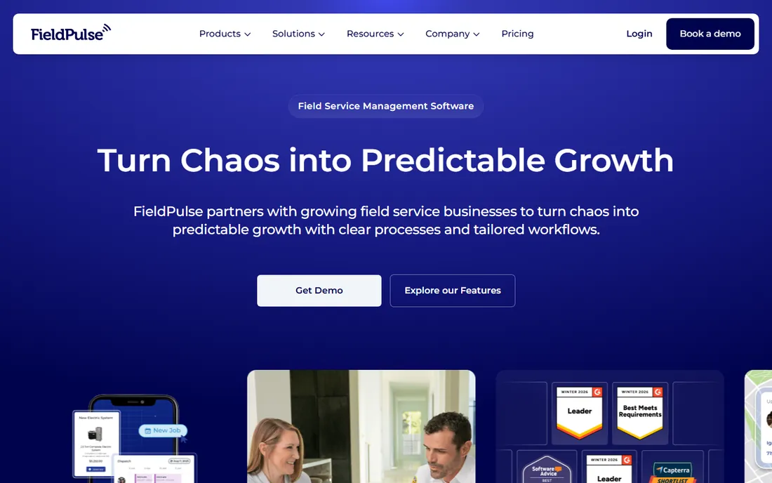 FieldPulse homepage