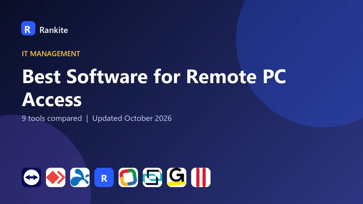 Best Software for Remote PC Access in 2026: 9 Tools Compared