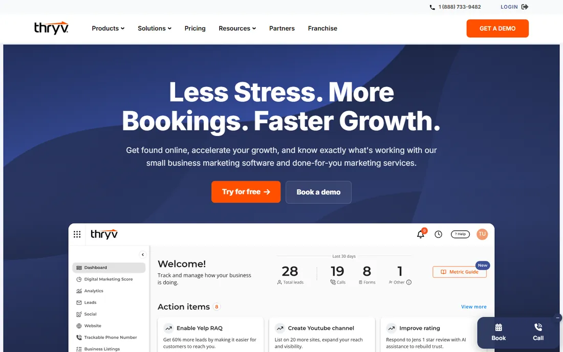 Thryv homepage