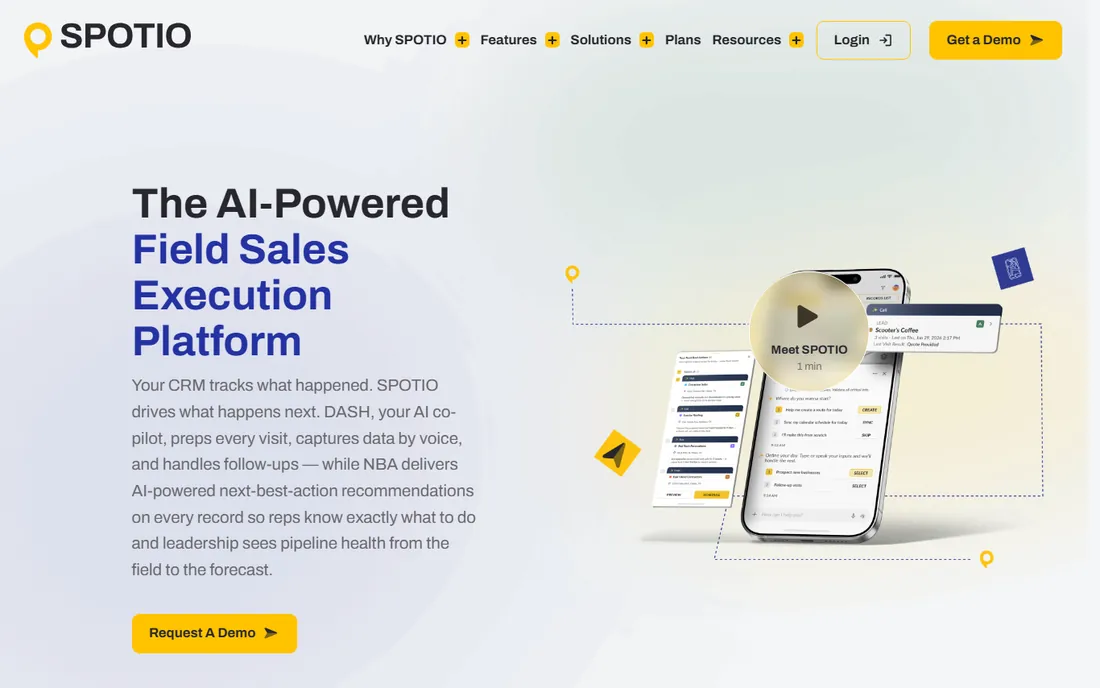 SPOTIO homepage