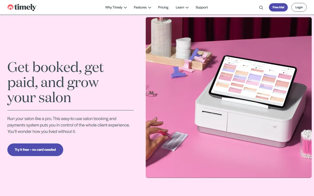 Timely homepage