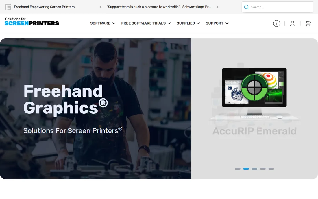 AccuRIP Emerald homepage