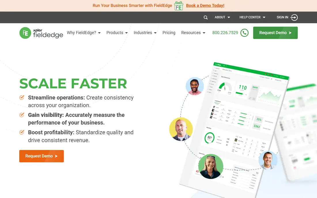 FieldEdge homepage