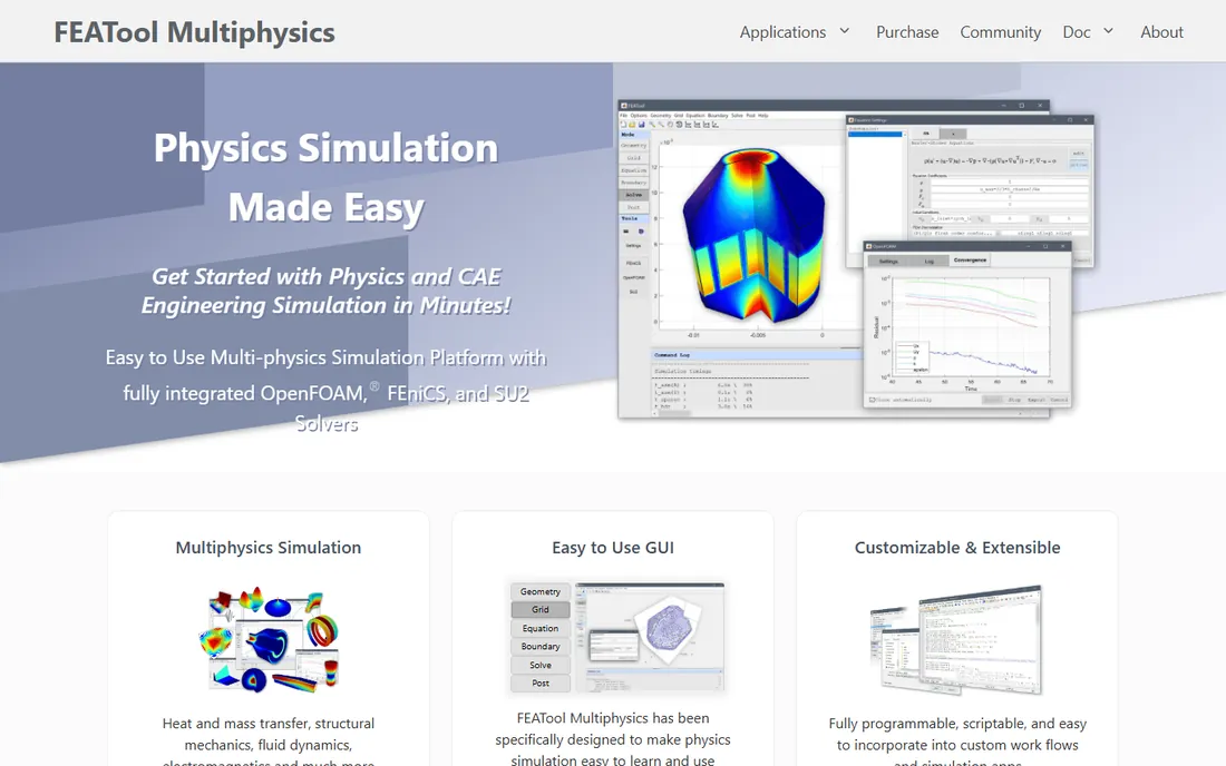 FEATool Multiphysics homepage
