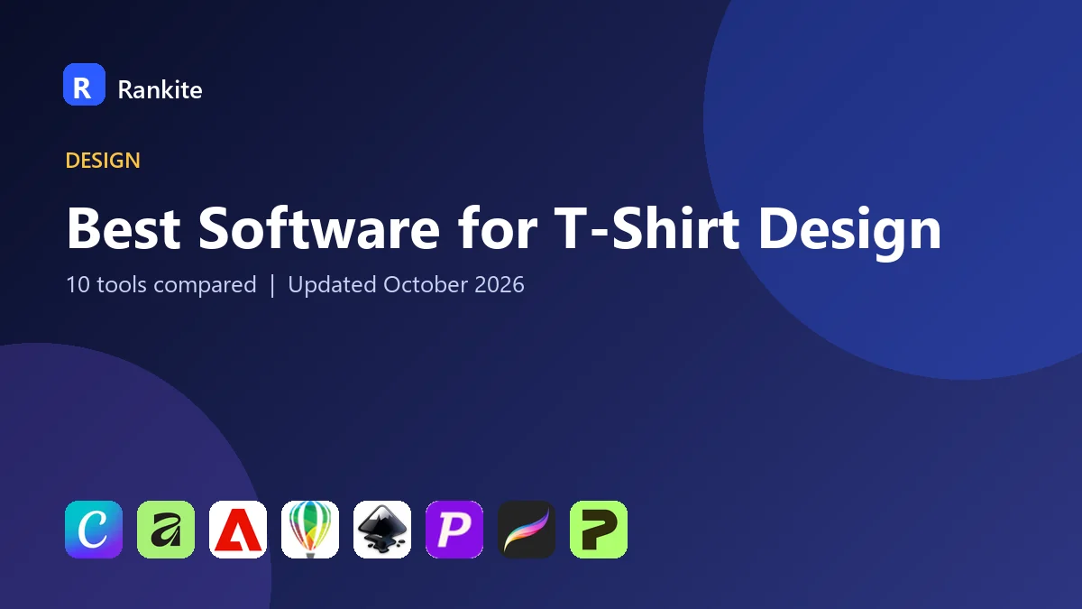 Best Software for T-Shirt Design in 2026: 10 Tools Compared