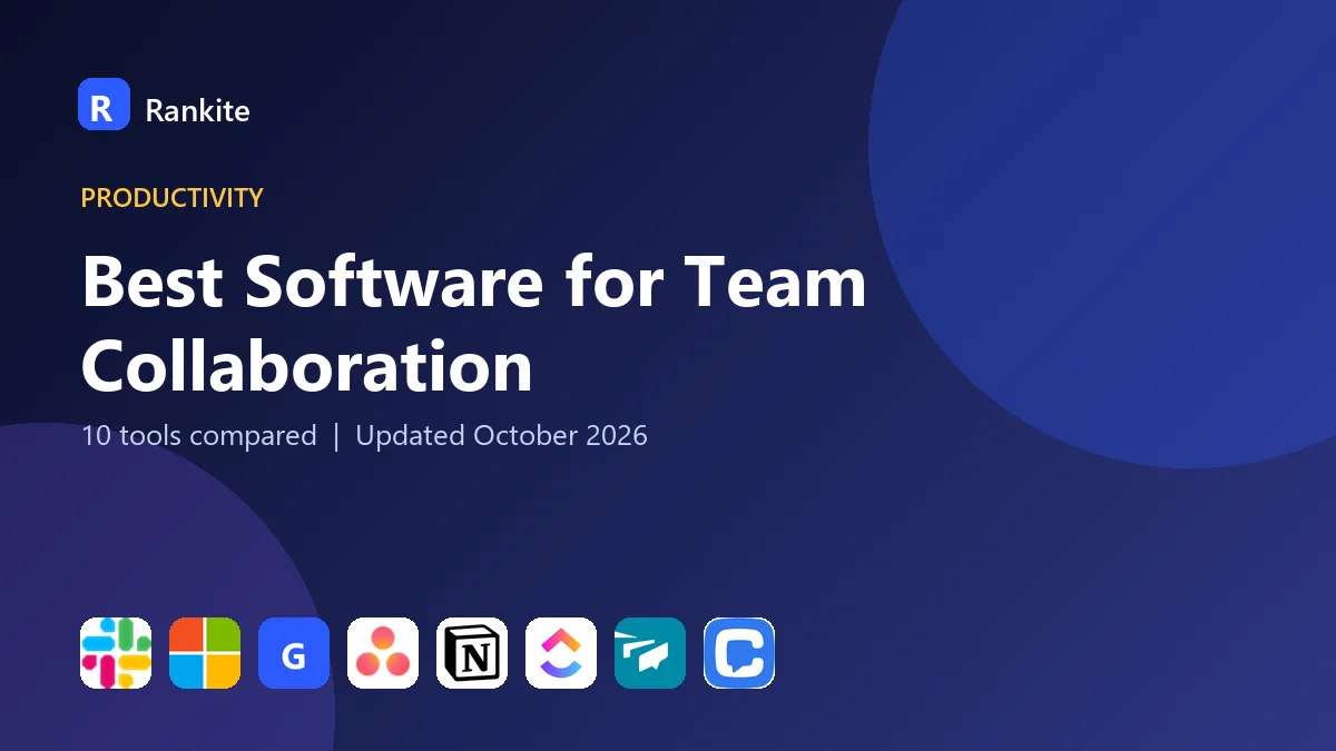 Best Software for Team Collaboration in 2026: 10 Tools Compared
