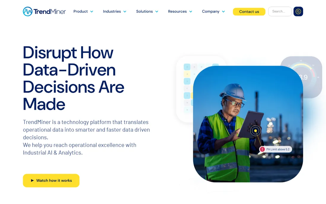 TrendMiner homepage