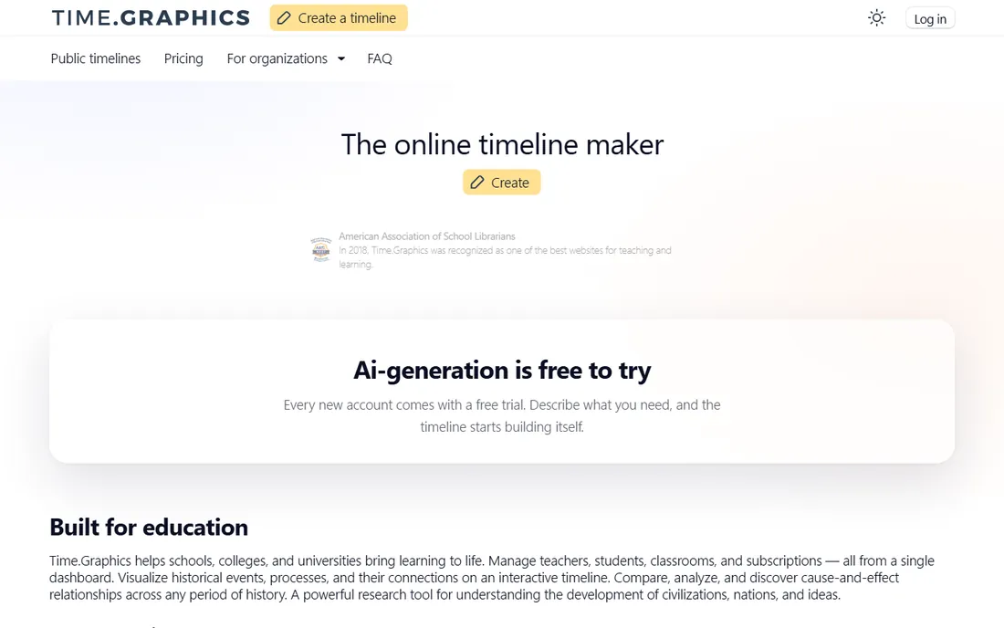 TimeGraphics homepage