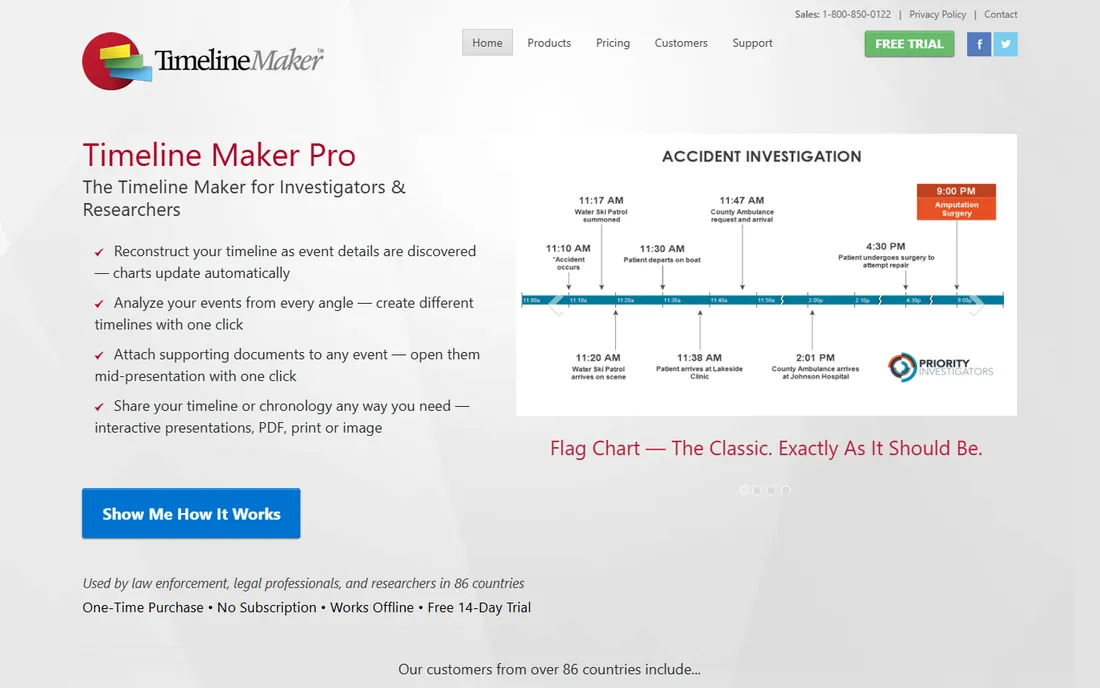 Timeline Maker Pro homepage