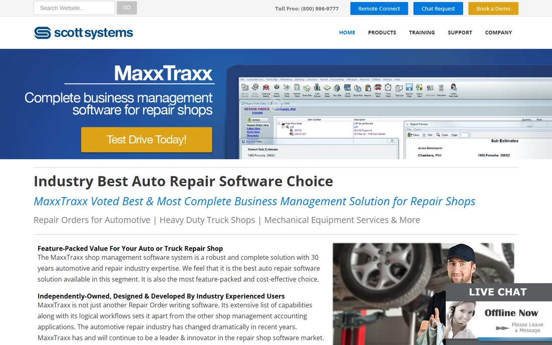 MaxxTraxx homepage