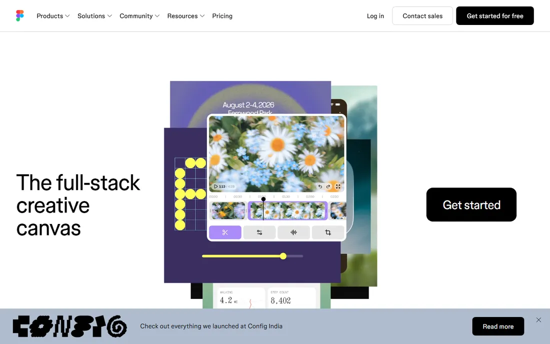 Figma homepage