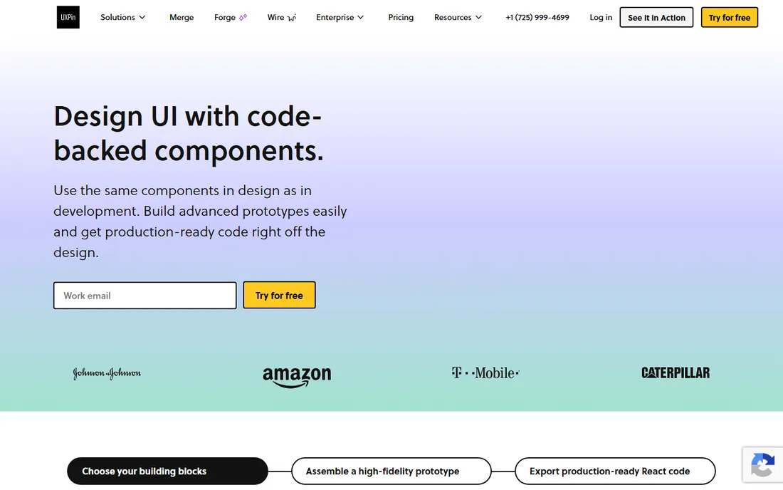 UXPin homepage
