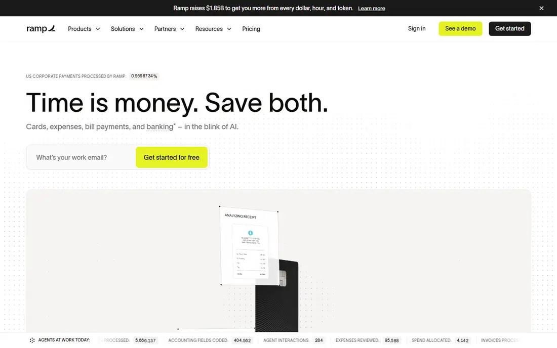 Ramp homepage