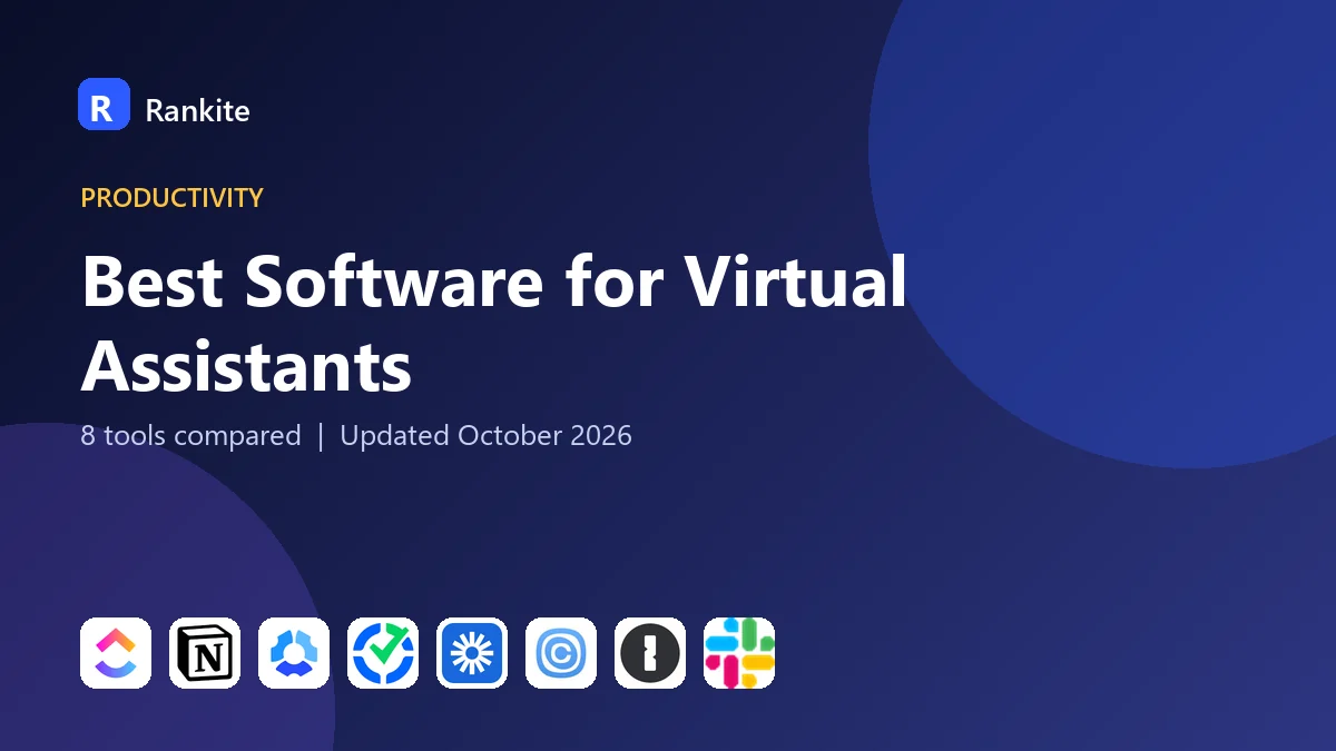 Best Software for Virtual Assistants: 8 Tools Compared