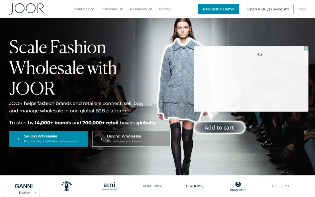 JOOR homepage