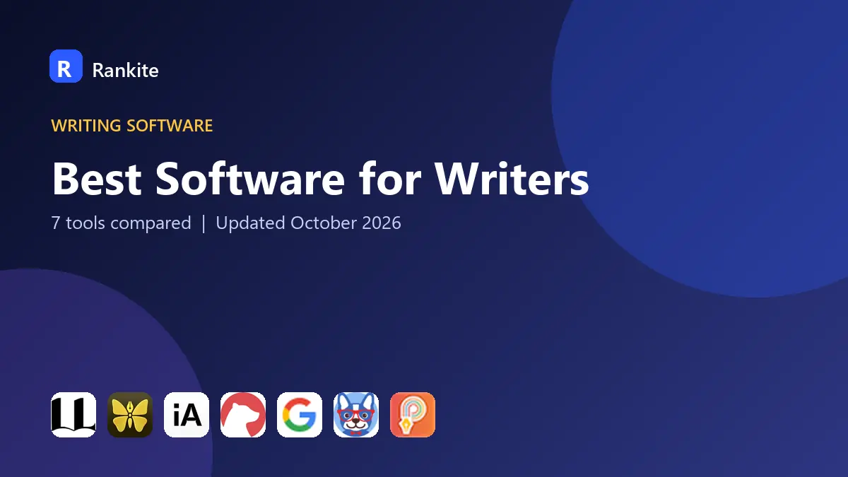 Best Software for Writers in 2026: 7 Tools Compared