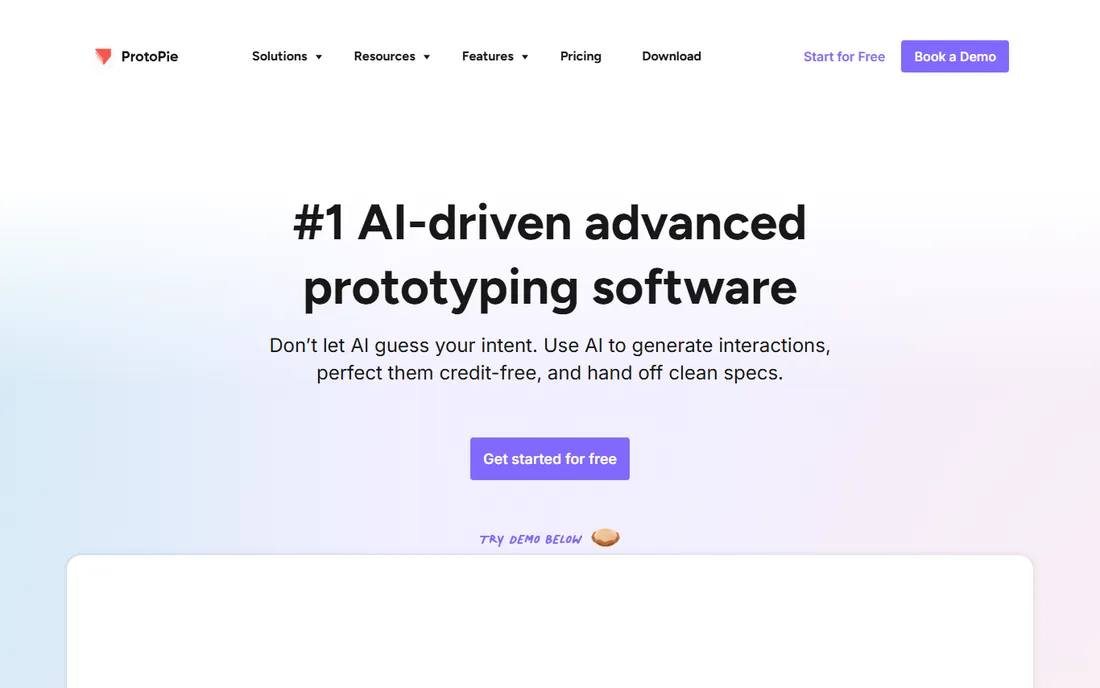 ProtoPie homepage