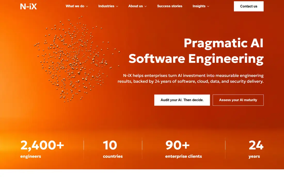 N-iX homepage