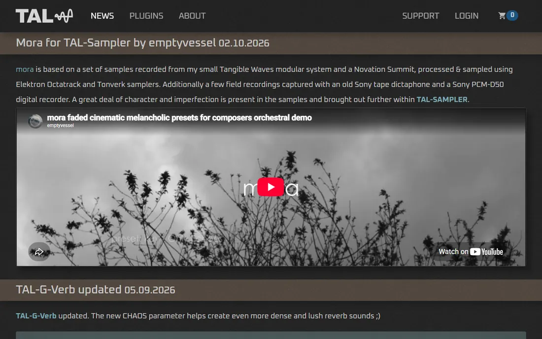 TAL-Sampler homepage