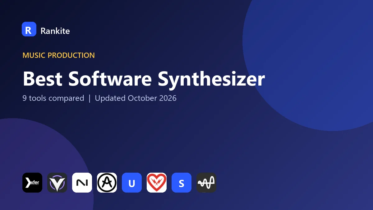 Best Software Synthesizer in 2026: 9 Tools Compared