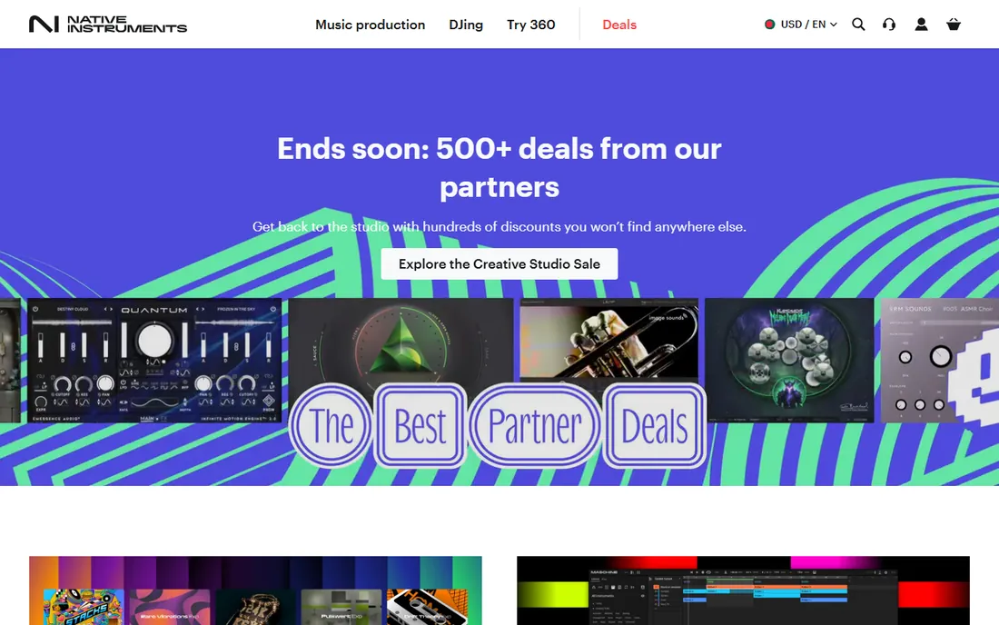 Native Instruments Massive X homepage