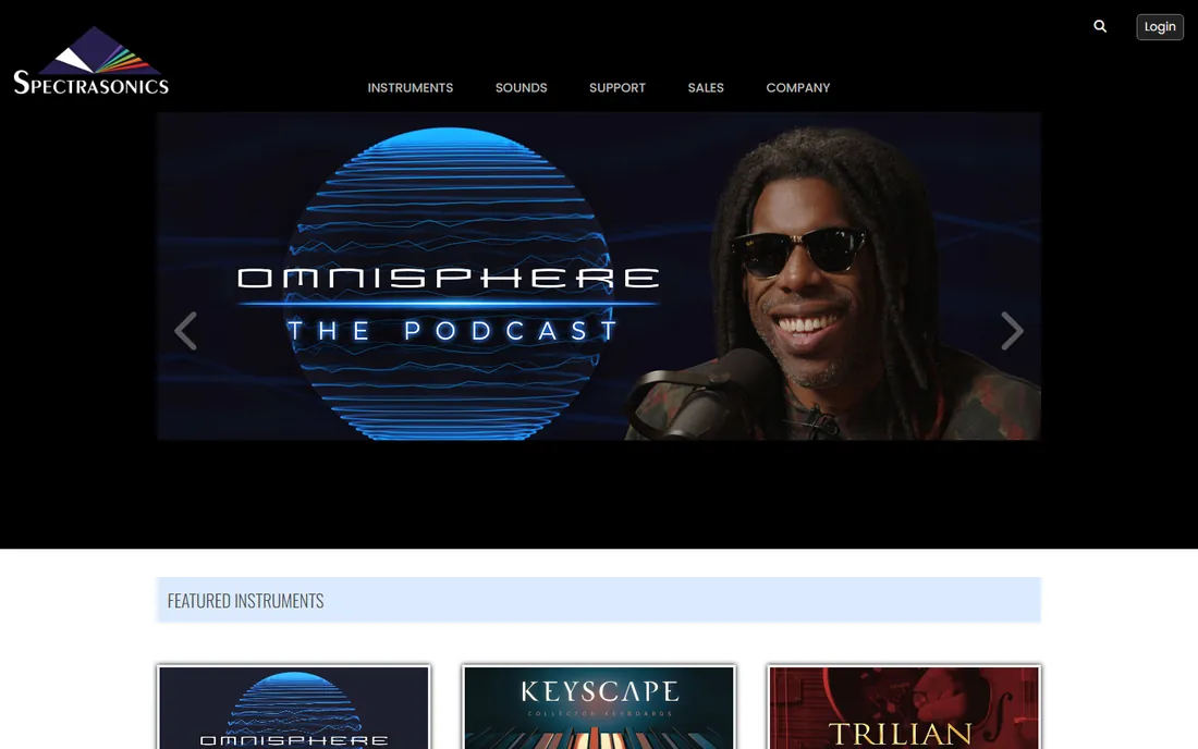 Spectrasonics Omnisphere homepage