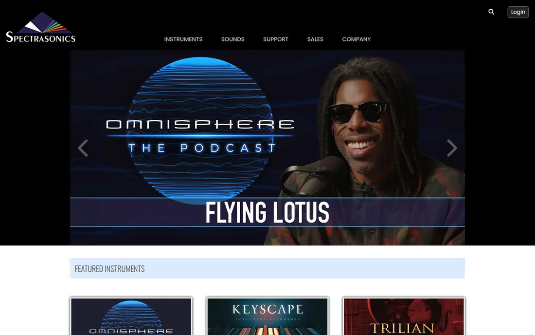 Omnisphere homepage