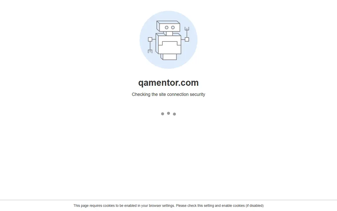 QA Mentor homepage
