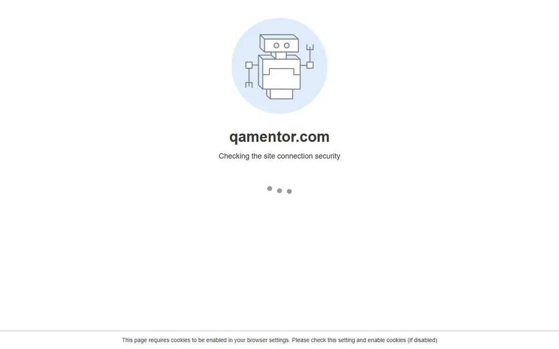 QA Mentor homepage
